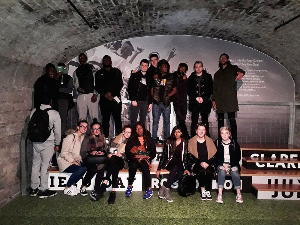 Digital Marketing Students at the EPIC Museum of Emigration in Dublin Docklands
