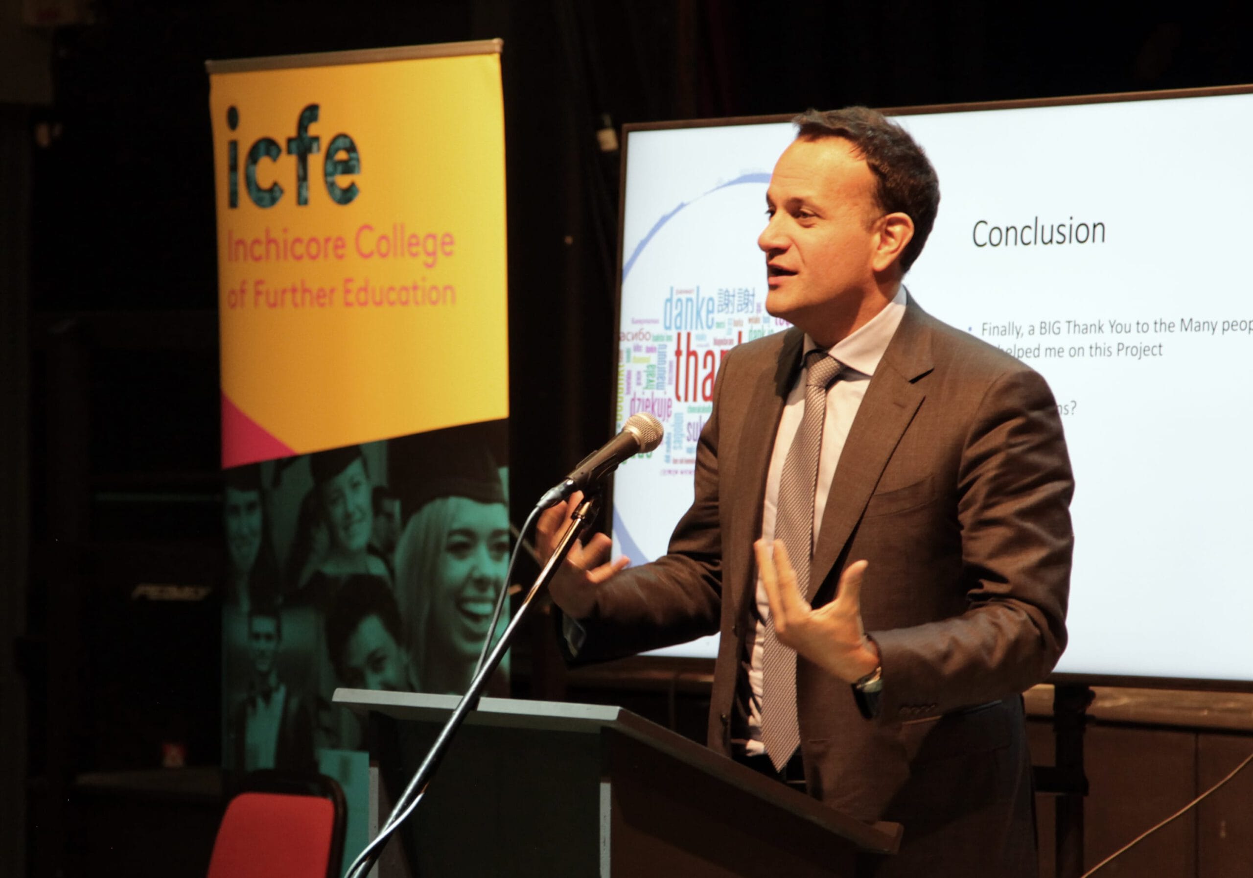 varadkar inchicore college report launch
